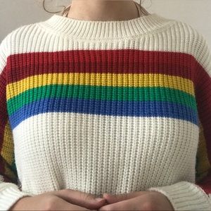 🌈RAINBOW SWEATER🌈 OVER HALF OFF!
